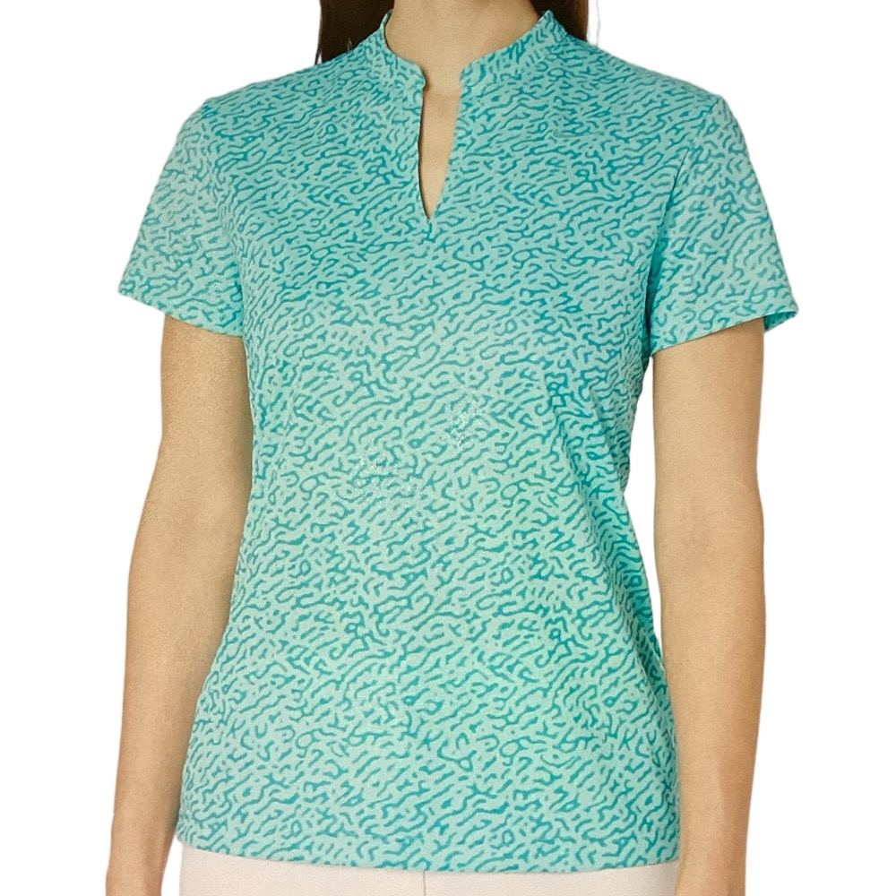 Nike dri-fit short sleeve polo golf shirt. Victory blade print. Size large